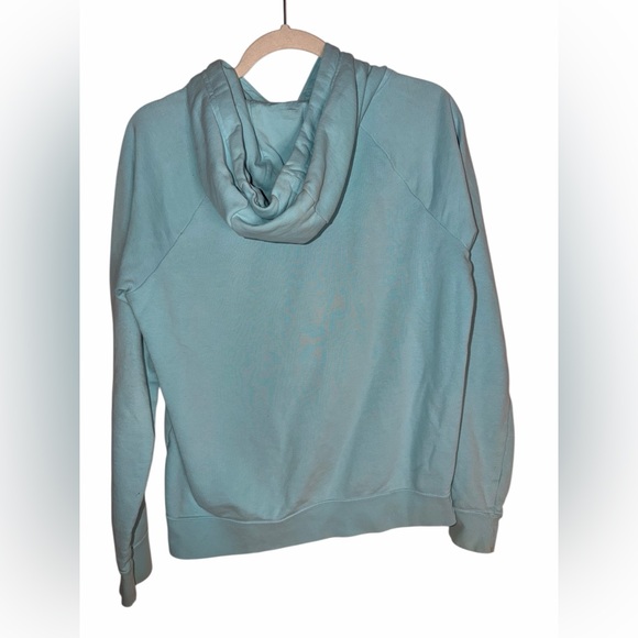 Nike Light Blue Logo Pullover Hoodie Sweatshirt Size S - Picture 2 of 6